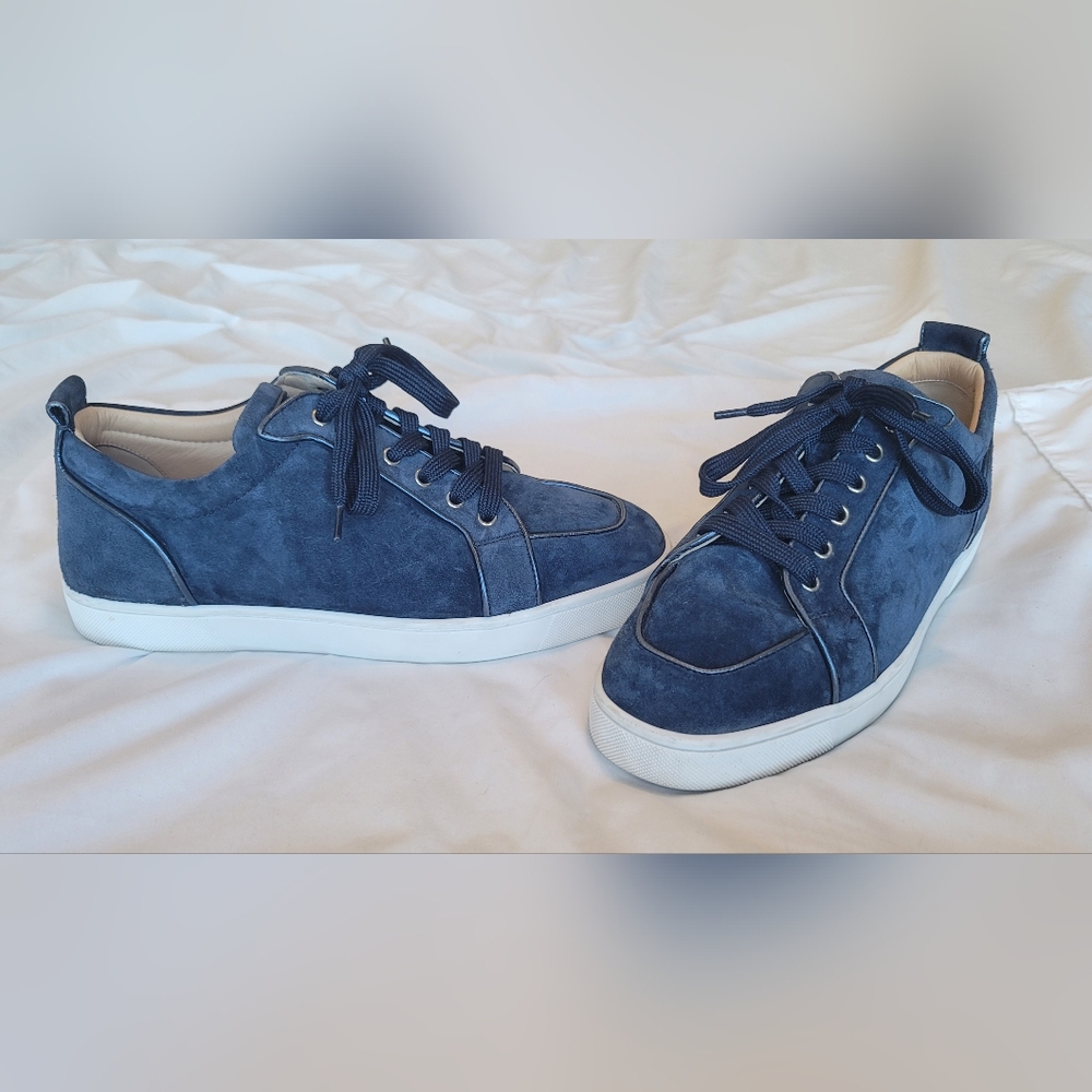 Christian Louboutin Men's Sneakers in Black and Cream